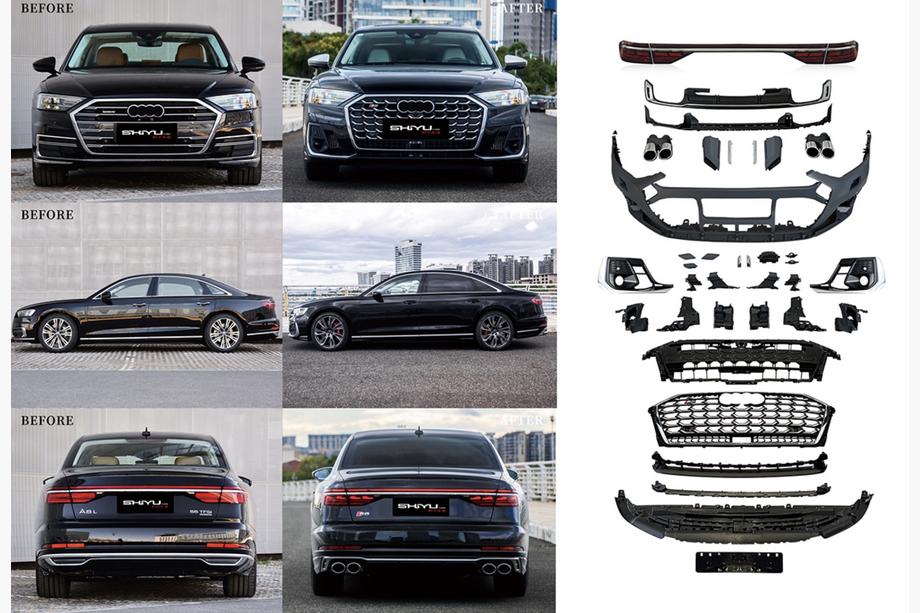Audi A8 2018– Restailinga komplekts bez priekšējo lukturu nomaiņas (S8 2025) Image