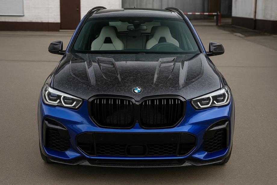 BMW X5 G05 2019–2026 Motora pārsegs no kaltas oglekļa šķiedras V3 (G05/F95) Image
