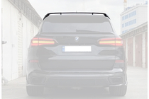 BMW X5 G05 2019–2026 Aizmugurējā stikla spoileris V7 (Melns spīdīgs) foto 2