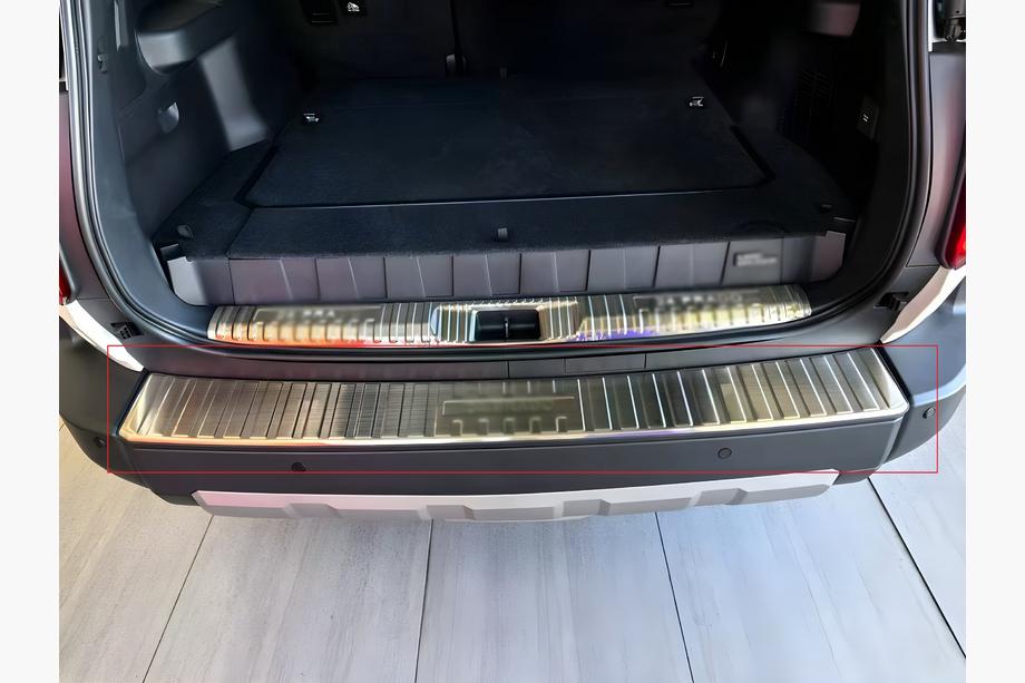 Toyota Land Cruiser Prado 250 2023– Hromēta aizmugurējā bampera uzlika Foto 1
