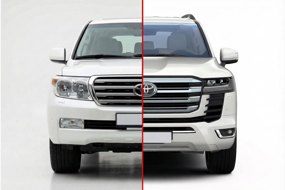 Toyota Land Cruiser 200 2007–2021 Restaila komplekts LC 300 High-Line (standarta komplekts) Foto 1