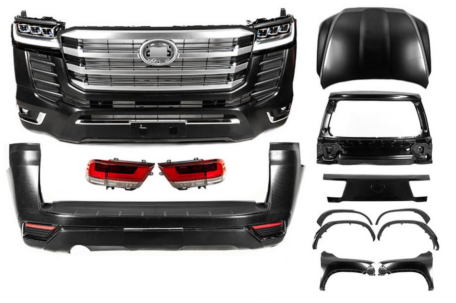 Toyota Land Cruiser 200 2007–2021 Restaila komplekts LC 300 High-Line (standarta komplekts) Foto 2