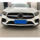 Mercedes A-class W177 2018– Priekšējā bampera lūpa Lip V1 (AMG-Line SD 2018-2021, oglekļa šķiedra) foto 2