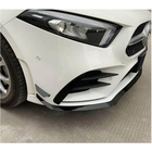 Mercedes A-class W177 2018– Priekšējā bampera lūpa Lip V1 (AMG-Line SD 2018-2021, oglekļa šķiedra) foto 3
