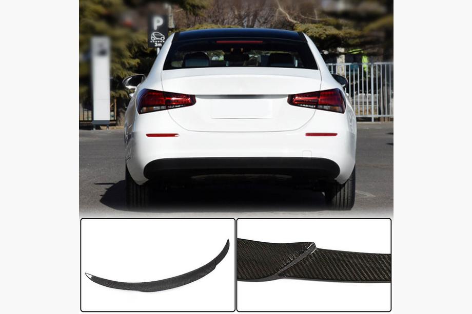 Mercedes A-class W177 2018– Spoileris V1 (SD, oglekļa šķiedra) Image