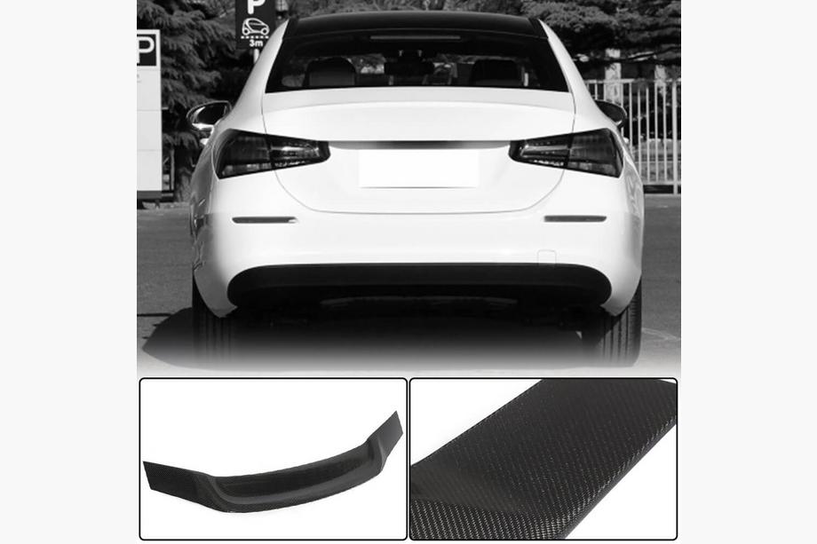 Mercedes A-class W177 2018– Spoileris V2 (SD, oglekļa šķiedra) Image