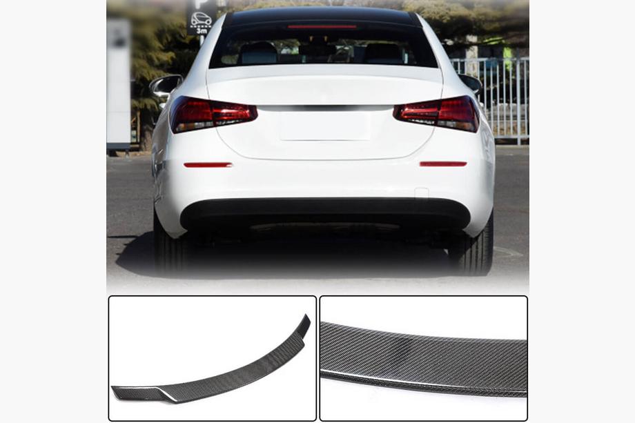 Mercedes A-class W177 2018– Spoileris V3 (SD, oglekļa šķiedra) Image