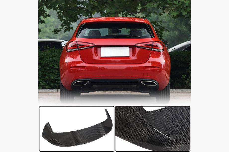 Mercedes A-class W177 2018– Spoileris V1 (HB, oglekļa šķiedra) Image