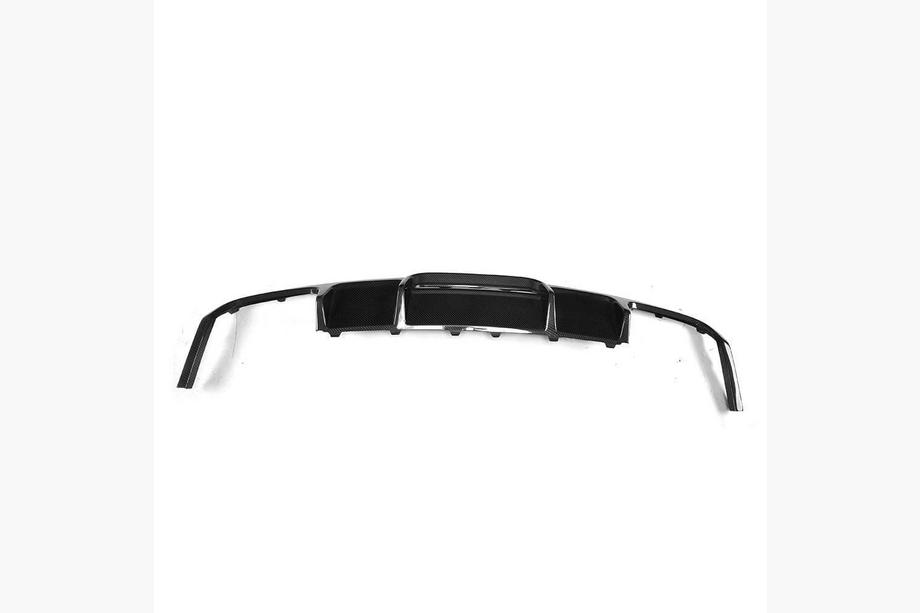 Mercedes CLS C218 2011–2018 Aizmugurējā bufera difuzors (Base/CLS63 AMG 2015-2018, karbons) Foto 7