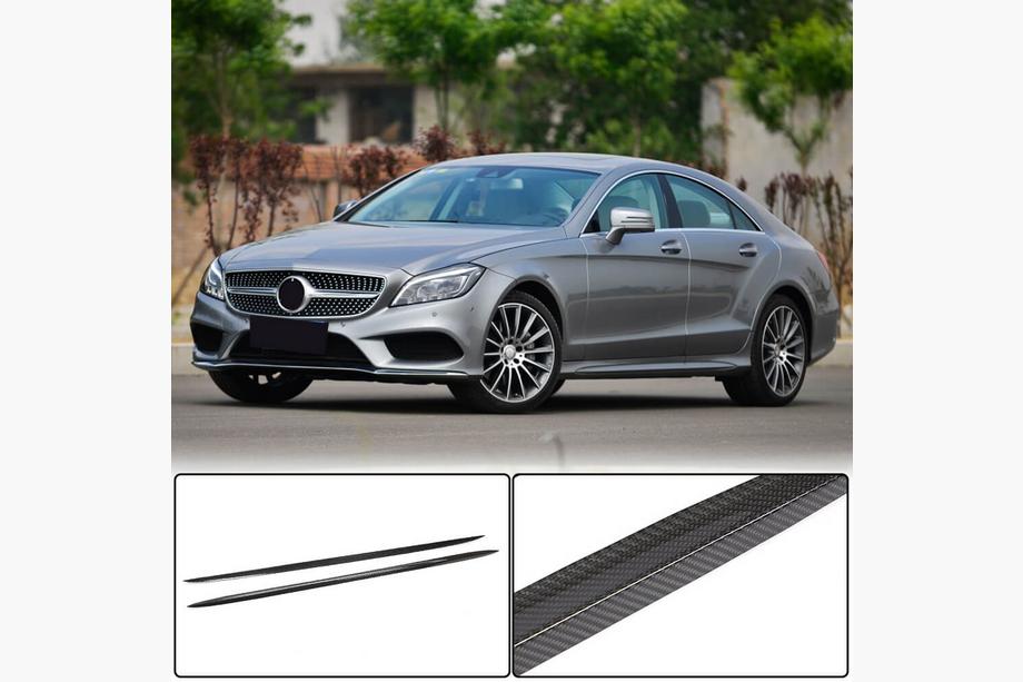 Mercedes CLS C218 2011–2018 Sānu sliekšņi (AMG-Line / CLS63 AMG SD 2015-2018, oglekļa šķiedra) Image