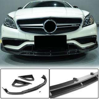 Priekšējā bampera lūpa Lip V1 (CLS63 AMG SD 2015-2018, oglekļa šķiedra)