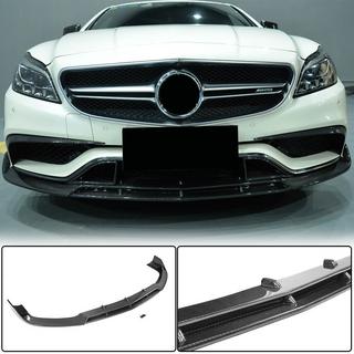 Priekšējā bampera lūpa Lip V1 (CLS63 AMG SD 2015-2018, oglekļa šķiedra) foto 2