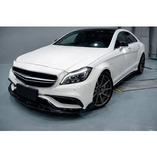 Priekšējā bampera lūpa Lip V2 (CLS63 AMG SD 2015-2018, oglekļa šķiedra) foto 3