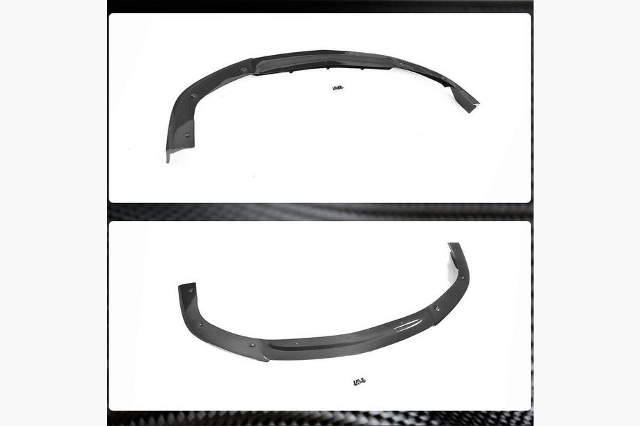Mercedes CLS C218 2011–2018 Priekšējā bampera lūpa Lip V3 (CLS63 AMG SD 2015-2018, plastmasa) Foto 6
