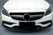 Mercedes CLS C218 2011–2018 Priekšējā bampera lūpa (CLS63 AMG SD 2015-2018, oglekļa šķiedra) foto 2
