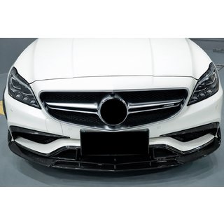 Priekšējā bampera lūpa (CLS63 AMG SD 2015-2018, oglekļa šķiedra) foto 2
