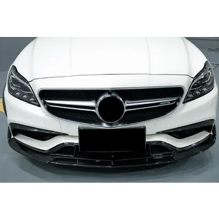 Priekšējā bampera lūpa (CLS63 AMG SD 2015-2018, oglekļa šķiedra) foto 2