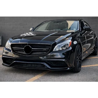 Priekšējā bampera lūpa (CLS63 AMG SD 2015-2018, oglekļa šķiedra) foto 3