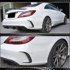 Mercedes CLS C218 2011–2018 Aizmugurējā bampera uzlikas (Base / CLS63 AMG SD 2015-2018, oglekļa šķiedra) foto 5