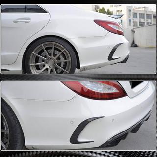 Aizmugurējā bampera uzlikas (Base / CLS63 AMG SD 2015-2018, oglekļa šķiedra) foto 4