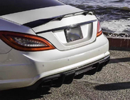 Mercedes CLS C218 2011–2018 Aizmugurējā bufera difuzors (AMG-Line/CLS63 AMG 2011-2014, oglekļa šķiedra) foto 5