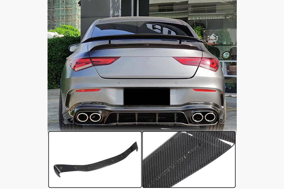 Mercedes CLA C118 2019– Aizmugurējā bufera difuzors (AMG-Line SD 2019-2022, karbons) Image