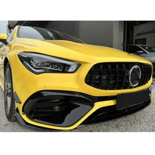 Priekšējā bampera lūpa (CLA45 AMG 2019-2022, ABS) foto 2
