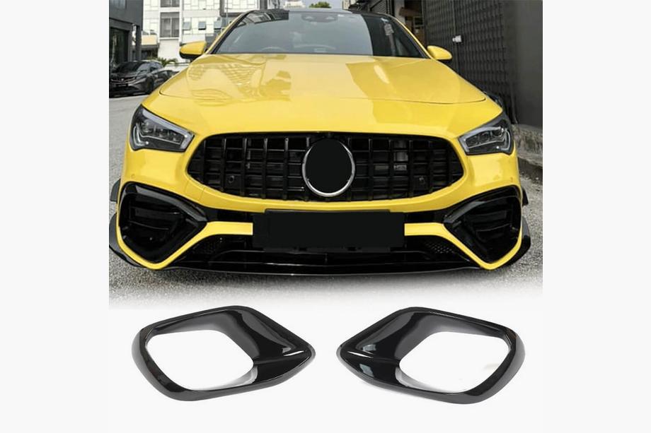 Mercedes CLA C118 2019– Priekšējā bampera lūpa (CLA45 AMG 2019-2022, ABS) Image
