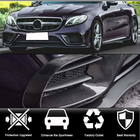 Mercedes E-class coupe C238 2016–2024 Priekšējā bampera uzlikas (AMG-Line 2017-2019, oglekļa šķiedra) foto 2
