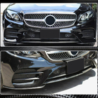 Mercedes E-class coupe C238 2016–2024 Priekšējā bampera lūpas uzlika Lip (AMG-Line 2017-2019, oglekļa šķiedra) foto 5