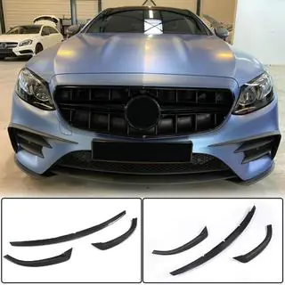 Priekšējā bampera lūpas uzlika Lip (AMG-Line 2017-2019, oglekļa šķiedra) foto 1