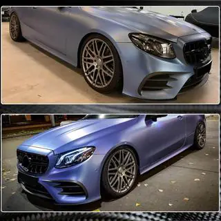 Priekšējā bampera lūpas uzlika Lip (AMG-Line 2017-2019, oglekļa šķiedra) foto 4