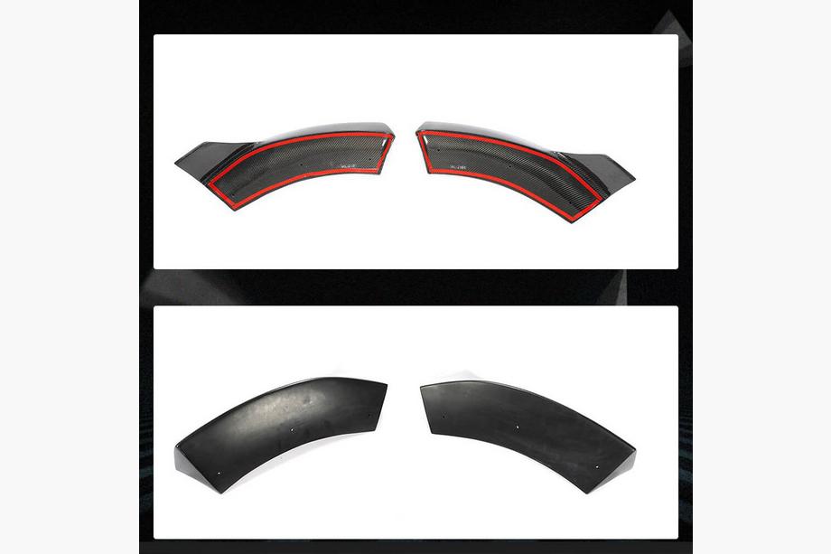 Mercedes Vito/V klase W447 2014– Priekšējā bampera uzlikas Flap (V Class 2014-2019, karbons) Foto 5