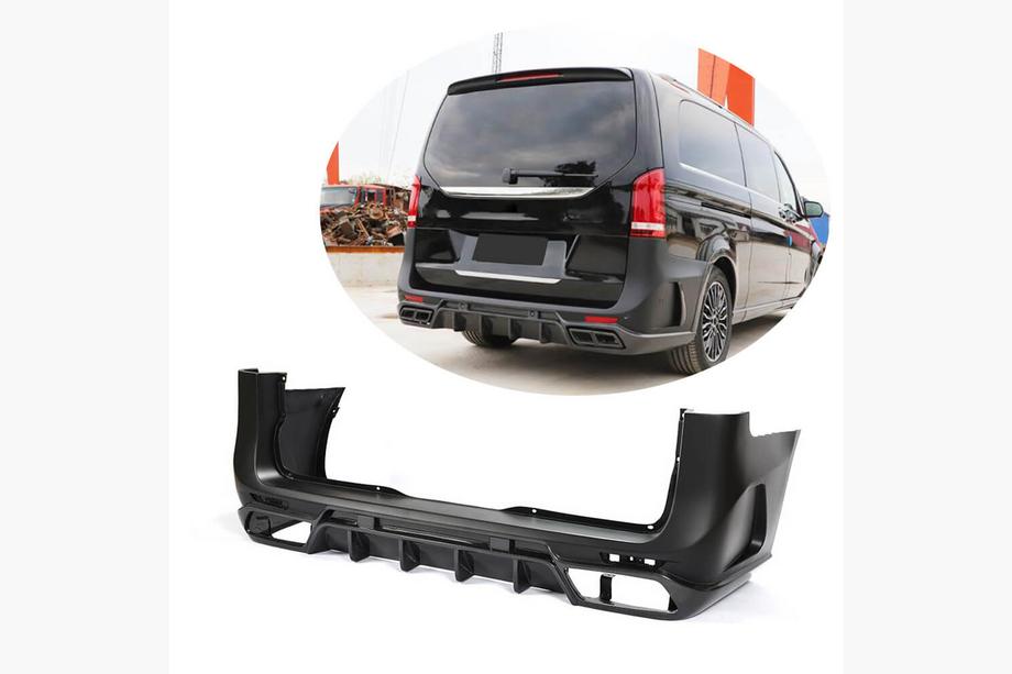 Mercedes Vito/V klase W447 2014– Aizmugurējais bamperis (2014-2019, karbons) Image