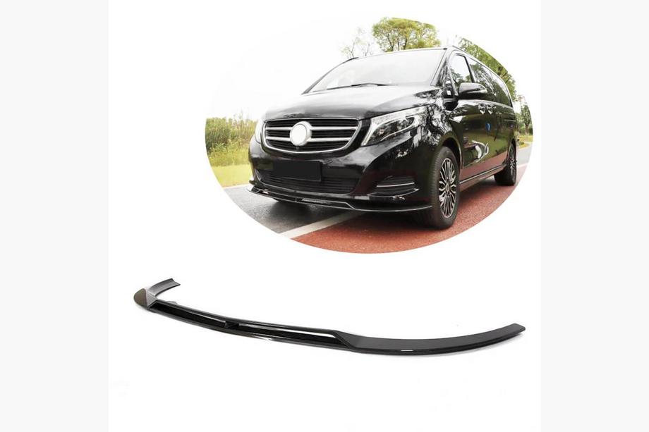 Mercedes Vito/V klase W447 2014– Priekšējā bampera lūpa Lip (2014-2019, oglekļa šķiedra) Foto 1