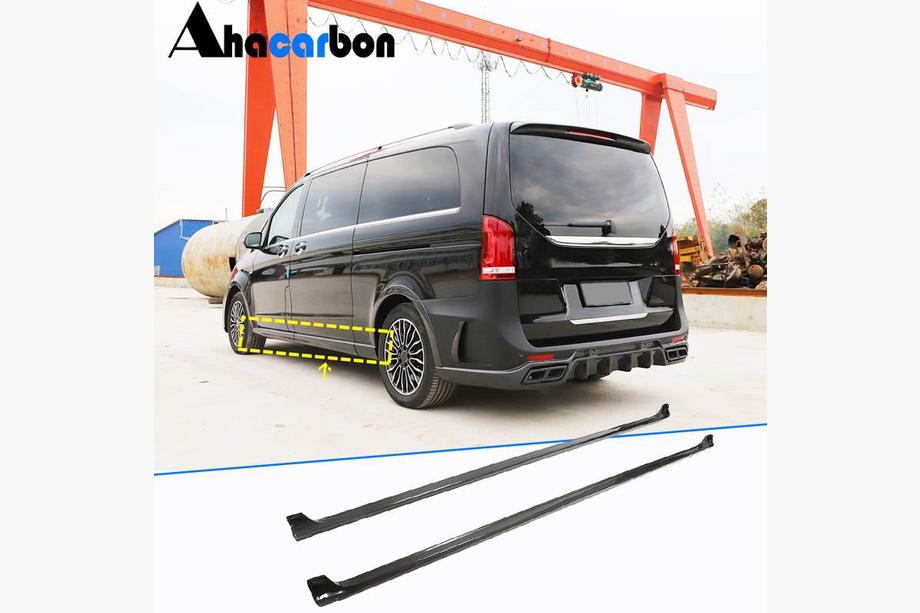 Mercedes Vito/V klase W447 2014– Sānu sliekšņi (garā bāze, oglekļa šķiedra) Foto 1
