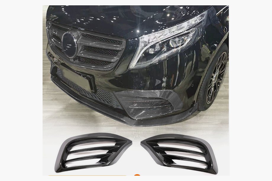 Mercedes Vito/V klase W447 2014– Pretmiglas lukturu uzlikas V1 (2020+, sausais karbons) Image