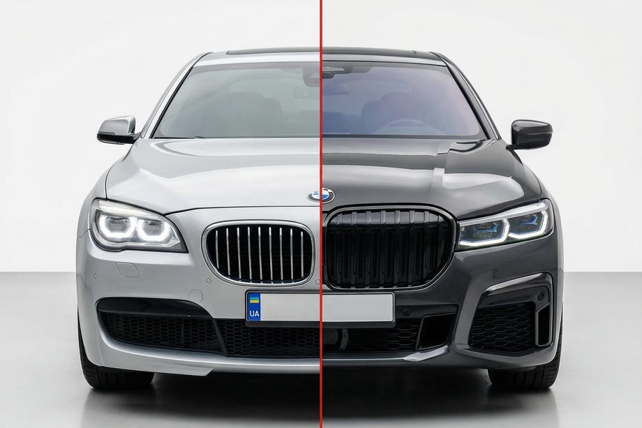 BMW 7. sērija F01/F02 2008–2015 Restailinga komplekts G12 M760 (bez bagāžnieka vāka un aizmugurējo spārnu nomaiņas) Foto 1