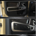 Mercedes G-Class W463 2018–2024 Salona durvju apdares uzlikas (sausais karbons) foto 3