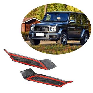 Priekšējā bufera Flap uzlikas (G63 AMG 2019-2021, karbons) foto 1