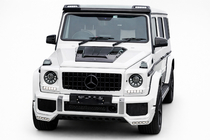 Mercedes G class W463 1990–2018 BRBS motora pārsega uzlika (2004-2018, karbon) foto 1