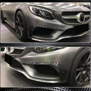 Priekšējā bampera ieliktņi (AMG-Line 2015-2018, oglekļa šķiedra) foto 4