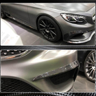 Mercedes S-class C217 Coupe 2014–2020 Oglekļa šķiedras priekšējā bufera uzlikas (AMG-Line 2015-2018) foto 6