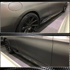 Mercedes S-class C217 Coupe 2014–2020 Sānu sliekšņu uzlikas (AMG-Line 2015-2018, oglekļa šķiedra) foto 3