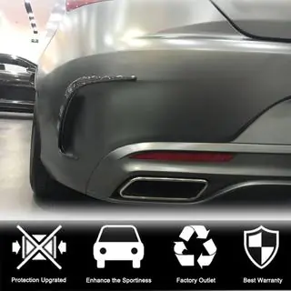 Aizmugurējā bufera uzlikas (AMG / AMG-Line, oglekļa šķiedra) foto 3