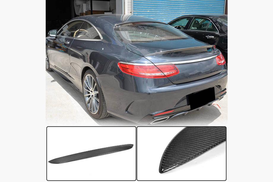 Mercedes S-class C217 Coupe 2014–2020 Spoileris V2 (kupeja, oglekļa šķiedra) Image