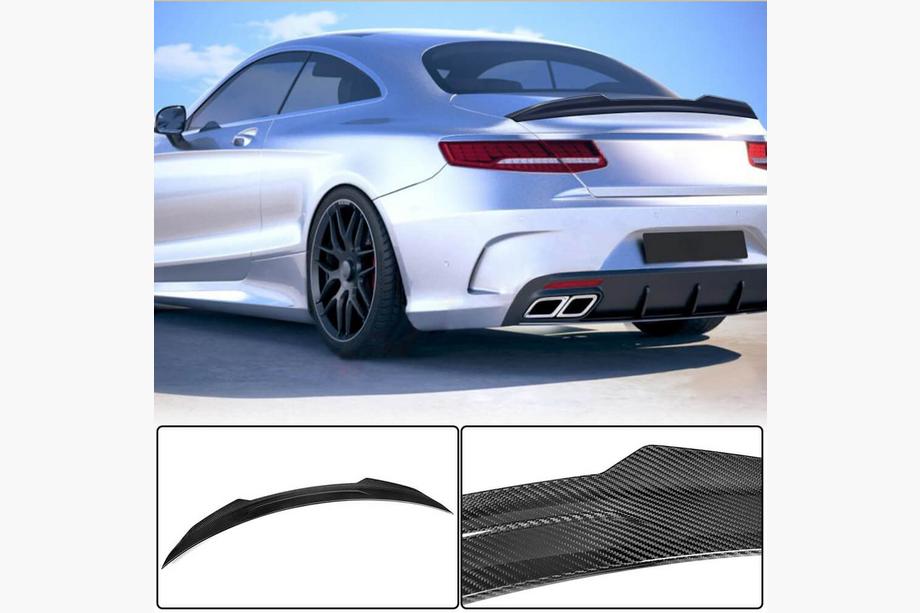 Mercedes S-class C217 Coupe 2014–2020 Spoileris V3 (kupeja, sausais karbons) Image