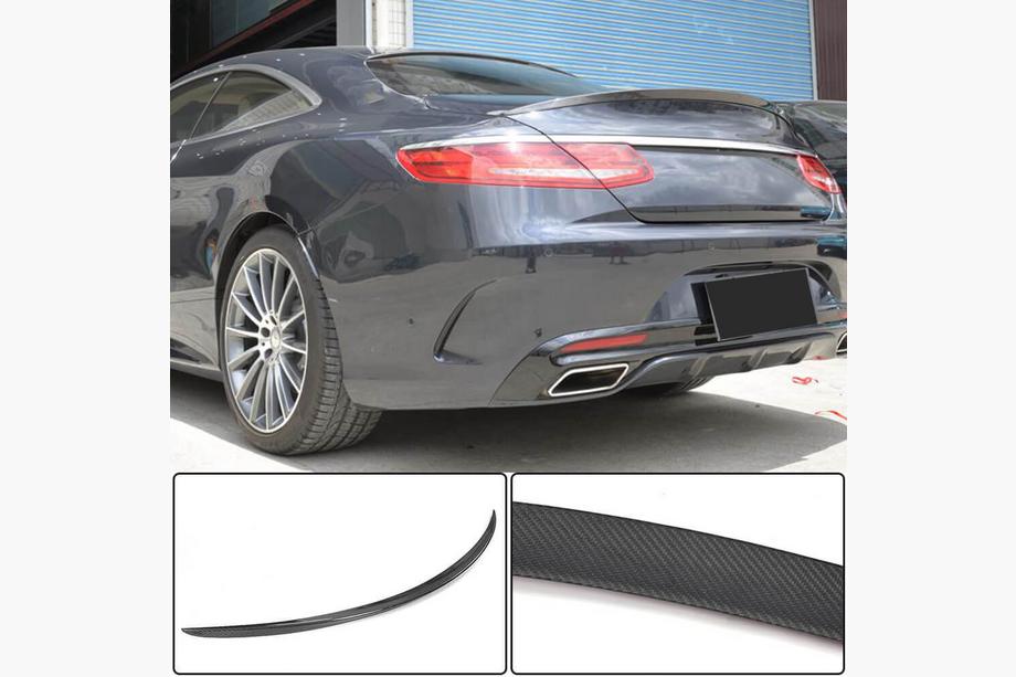 Mercedes S-class C217 Coupe 2014–2020 Spoileris V1 (kupeja, oglekļa šķiedra) Image
