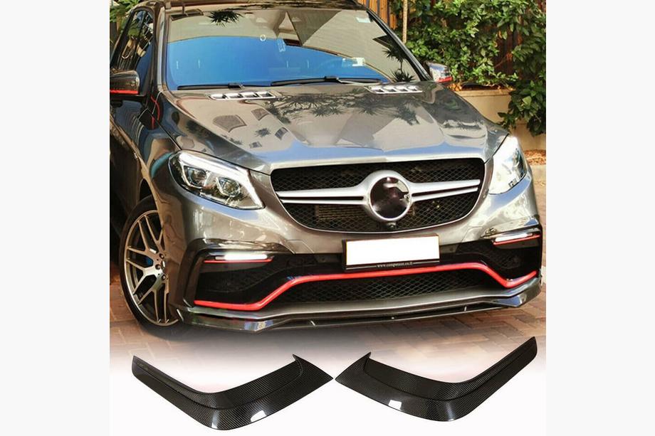 Mercedes GLE kupeja C292 2015–2019 Priekšējā bampera uzlikas (GLE63 AMG, oglekļa šķiedra) Image