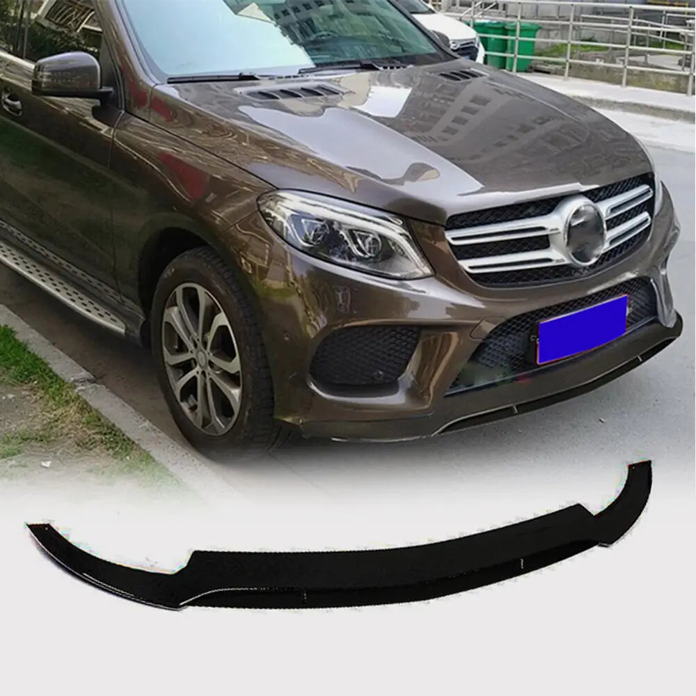 Mercedes GLE kupeja C292 2015–2019 Priekšējā bufera lūpas uzlikas (GLE43 AMG, karbons) foto 5